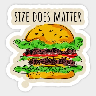 size Sticker